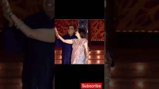 Mukesh Ambani and nita Ambani dance performance❤❤anantambani wedding bollywood shorts viral [upl. by Arjan768]