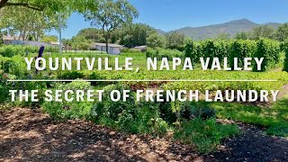 Secrets behind the French Laundry Yountville CA  the culinary capital of Napa Valley [upl. by Alekim]