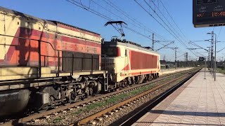 ONCF E1309  DH353 et DH361 en véhicule assurant un train de machines vers Khouribga 1080p60 [upl. by Ayres170]