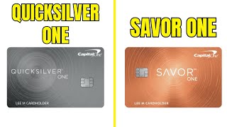 Capital One Quicksilver One Unlimited Cash Back VS Savor One Rewards Which Credit Card Is Worth It [upl. by Beberg]