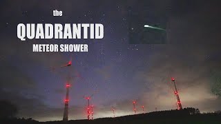 Quadrantid meteor shower 2022  17 Meteors in Real Time  Quadrantiden 2022 [upl. by Filahk199]