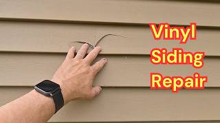 How To Repair Broken Vinyl Siding [upl. by Adaline561]