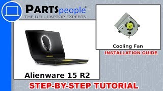 Dell Alienware 15 R2 P42F002 Cooling Fan HowTo Video Tutorial [upl. by Navonoj752]