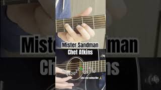 How to play famous Mister Sandman theme on guitar [upl. by Brenna]