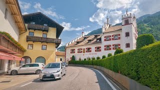 PASSEIERTAL scenic drive  Südtirol Italy  Meran to St Leonhard in Passeier [upl. by Aenneea]