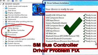 sm bus controller driver problem FIX in windows 781011  100WORK [upl. by Assened151]