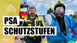 PSAStufen Schutzform 13 bei Gefahrguteinsätzen  So wählst du die richtige Schutzausrüstung [upl. by Latt]