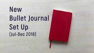 Plan with me – New Bujo for JulDec 2018 – A6 Bullet journal [upl. by Curtis]