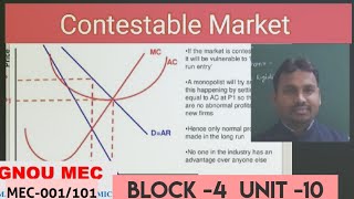 Contestable market  how does a contestable market work full explained with diagram by Harikesh sir [upl. by Atiuqehs762]