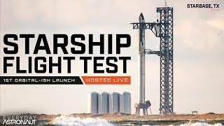 Watch SpaceX launch Starship the biggest rocket ever LIVE [upl. by Philly893]