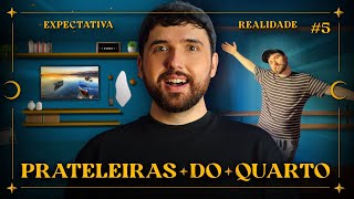 😱 FIZ PRATELEIRAS COM TÁBUAS  Como fazer prateleiras invisíveis  REFORMA DO QUARTO PARTE 5 [upl. by Teilo]