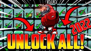 🔥😱 How to Get ALL New Skins in Among Us  NEW GLITCH 2022 [upl. by Abdu]