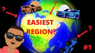 What is the EASIEST REGION in ROCKET LEAGUE  Episode 1 Middle East and Oceania [upl. by Athalla54]