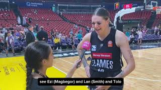 Interview with OpalWNBA Champion Cayla George February 2024 [upl. by Leunamnauj]