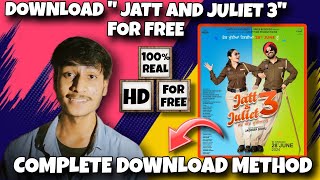 JATT AND JULIET 3 MOVIE REVIEW  HOW TO DOWNLOAD   EXPLAINED IN URDU HINDI BY REVIEW GIVER [upl. by Paske]