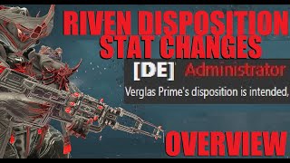 WARFRAME GOOD NEWS FOR VERGLAS USERS Sevagoth Prime Riven Disposition Changes FULL REVIEW [upl. by Sorenson842]