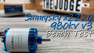 Sunnysky x2220 980kv v3 • Looking for Efficiency • The Judge Ep 15 [upl. by Arrekahs]