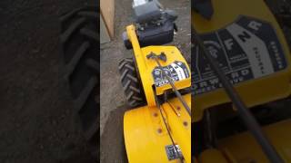 Rototiller modified for ditching [upl. by Bernita]