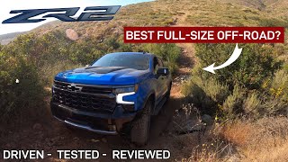 IS the 2024 Silverado ZR2 the BEST OFFROAD fullsize truck [upl. by Narayan]