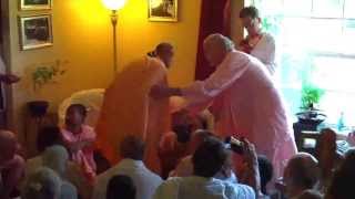 Jayadvaita Swami Visits Srila Narayan Maharaja [upl. by Ainola303]