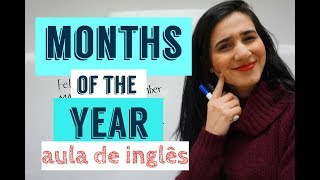 Months of the year  aula de ingles [upl. by Ettellocin457]