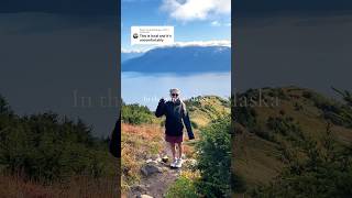 Girdwood Alaska smalltown smallbusiness blueberrypicking blueberry yoga k8 travel alyeska [upl. by Eisso]