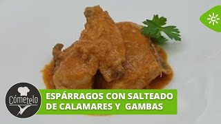 Cómetelo  Pollo a la andaluza con ensalada de mango [upl. by Ahsemed]