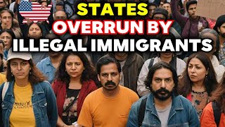 Top 10 States with the Highest Number of Illegal Immigrants in the United States EyeOpening Data [upl. by Leelahk]