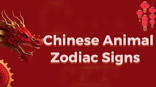 Chinese zodiac signs and years chart [upl. by Eniahpets]