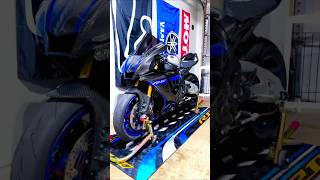 Yamaha R1M Full Carbon Edition💙😍 yamaharacing yamaha motorcycle superbike racing [upl. by Greggs450]