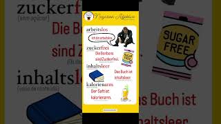 🇩🇪Negação dos Adjetivos🇩🇪 estudealemãocomigo deutsch cursodealemao [upl. by Akeihsat961]