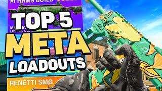 TOP 5 NEW META LOADOUTS for WARZONE SEASON 4 [upl. by Aelrac999]