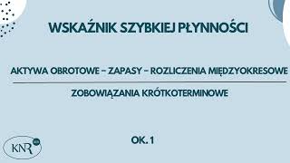 Analiza finansowa  Odcinek 3  Analiza płynności [upl. by Zurheide]