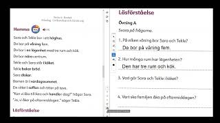 Läsförståelse Hemma måndag 4 november [upl. by Yendahc]