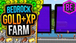 GOLD XP FARM in Minecraft Bedrock 121 MCPEXboxPS4Nintendo Switch [upl. by Ecnaiva56]