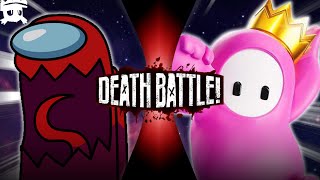 Among Us vs Fall Guys  DEATH BATTLE sub español [upl. by Drallim]