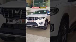 Mahindra Scorpio N white overall view shorts viralshorts trending carlover suv mahindrascorpio [upl. by Ayanat]