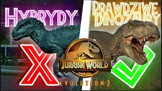 A co Gdyby w Jurassic World Były Prawdziwe Dinozaury zamiast Hybryd Jurassic World Evolution 2 [upl. by Aivekahs]