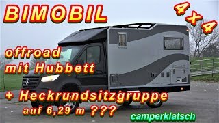 Bimobil HR 380💥Rundsitzgruppe Hubbett💥Mercedes Sprinter💥Allrad Wohnmobil Offroad Camper Testfahrt [upl. by Werd]