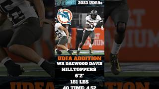 UDFA ADDITION  Miami Dolphins Sign WR Daewood Davis Can he showcase in Camp to win a job [upl. by Enotna]