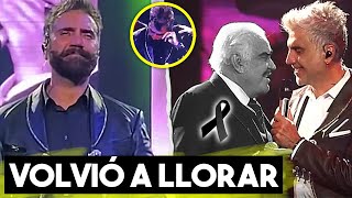 Alejandro Fernández Destrozado Llora Desconsoladamente Por Su Padre En Pleno Concierto [upl. by Enelrak]