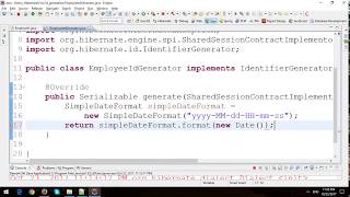 Hibernate 5 Tutorial  UUID and Custom Id Generation [upl. by Ardeha]