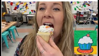 How to Draw Cupcakes for Kids [upl. by Marlena]