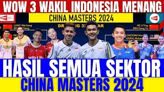 WOW INDONESIA MENANG BERJAMAAH‼️CHINA KALAH BERJAMAAH Hasil Semua Sektor 16 Besar China Masters [upl. by Melita709]