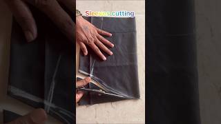 Sleeves cutting ✂️✂️easymethod fashion blousecutting blouse [upl. by Paula]