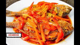 ESCABECHENG ISDA  HOW TO MAKE ESCABECHE  Cusina ni Nanay [upl. by Analed]