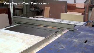 Table Saw Fence On The Left Side of the Blade VerySuperCool Aluminum Extrusion Fence [upl. by Trix]