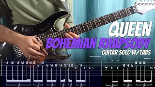 Bohemian Rhapsody Tab Guitar Pdf  Solo Tutorial  Queen  How to Play Shorts [upl. by Kingsley]