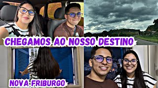 CHEGAMOS AO NOSSO DESTINO NOVA FRIBURGO TOUR PELO QUARTO [upl. by Enyawed]