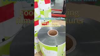 Aluminum foil packaging film food packaging film automatic packaging machine roll film [upl. by Boorer]